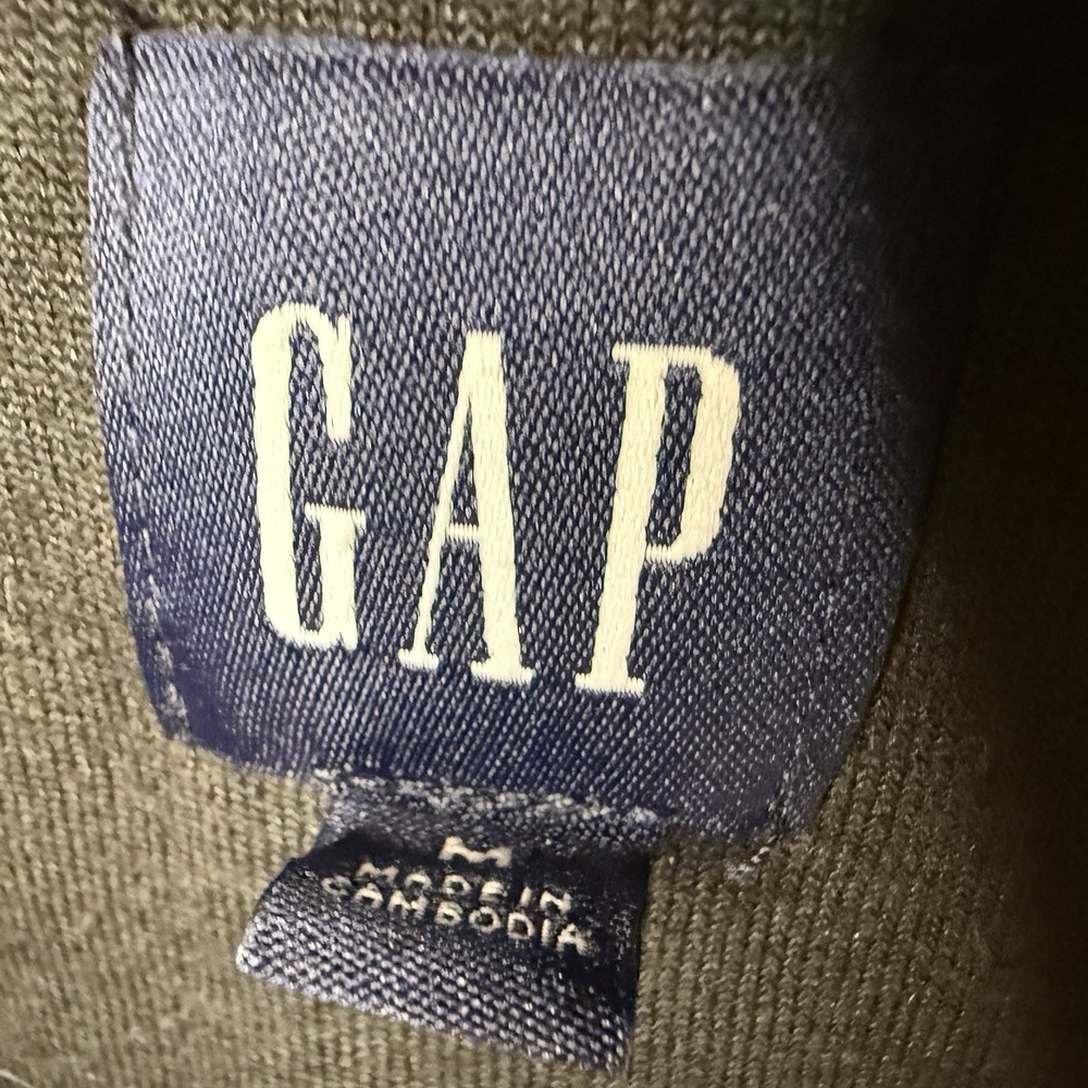 Gap Women's M Black Velour Crewneck Pullover Sweater Velvet Y2K Minimalist - Picture 4 of 6